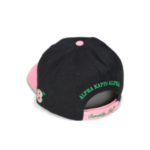 AKA berretto nero di lana per confraternite da donna con Logo anteriore posteriore ricamo personalizzato AKA cappellino da Baseball alla moda - Product Image 4