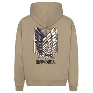 Sweat à capuche décontracté d'automne avec motif Attack Titan, design Neptune, broderie 3D, étiquette personnalisée, taille XL, tissu French Terry, poids 400 g/m² - Product Image 2