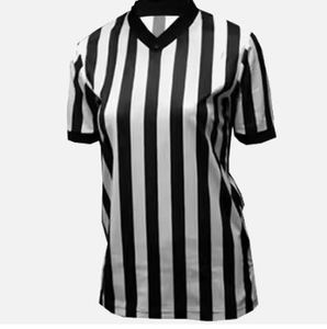 Camiseta de árbitro de baloncesto, camiseta sin mangas con rayas blancas y negras, camiseta sin mangas con árbitro para mujer - Product Image 6