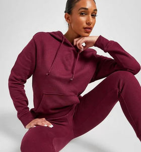 Sudadera de verano para mujer, traje de otoño e invierno, color sólido, moda informal, deportes, sudadera de lana, traje, sudaderas con capucha, Jersey - Product Image 3