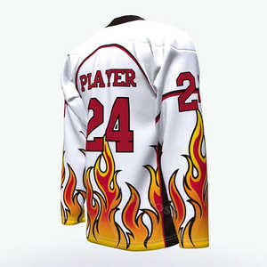 Jersey de Hockey sobre Hielo de Alta Calidad, Logotipo Personalizado, Impresión por Sublimación, Nuevo Diseño, Ropa Deportiva de Equipo, OEM, Venta al por Mayor - Product Image 5