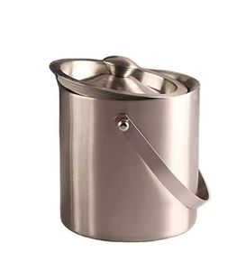 Top notch chất lượng lưu trữ lớn nhôm kim loại ICE Bucket Nickel hoàn thành rượu vang mát Bar-Ware kích cỡ tùy chỉnh đồ uống bồn - Product Image 3