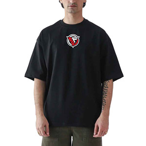T-shirt à demi-manches en coton lourd personnalisé de luxe pour hommes 100% coton à épaules tombantes Version ample - Product Image 1