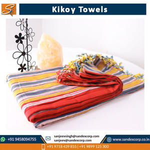 Eco-Friendly Kikoy <b>Towel</b> Luxurious <b>Towel</b> Customized Beach <b>Towel</b> with Logo and Design Manufacturer in India - Product Image 2