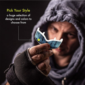 Precio barato Ligero Boxeo Protector bucal para adultos Venta directa de fábrica Boxeo Protector bucal - Product Image 3