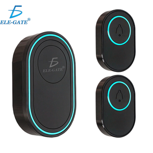 Timbre Inalámbrico con Luz RGB, 39 Melodías y Control de Volumen, Botones Táctiles Impermeables, Funciona con Batería, para Apartamentos - Product Image 1