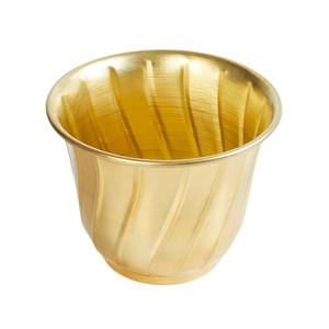 Macetero de Metal de Color dorado con soportes, hecho a mano, personalizado, moderno, para interior, hecho de hierro, Material sólido - Product Image 3