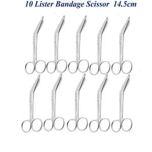 Ensemble d'instruments dentaires, ciseaux chirurgicaux, ciseaux à pansements Lister, 145 cm, acier inoxydable, instruments médicaux manuels autoclavables pour - Product Image 6
