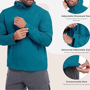 Chaquetas Impermeables Profesionales para Clientes, Chaqueta de Lluvia para Hombre, Chaqueta de Alta Calidad con Exterior Resistente, Cargada por Dress Sports - Product Image 3