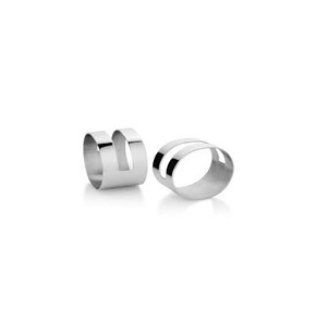 Stainless Steel Napkin Ring Holder Eco-Friendly Modern Design for Home Hotel Party <b>Table</b> <b>Decor</b> Wholesale - Product Image 1