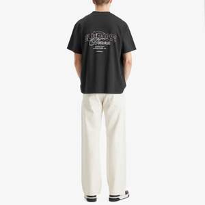 เสื้อยืด DTF โอเวอร์ไซซ์สีดำ | เสื้อ250คอตตอน100% French Terry GSM Crewneck | เสื้อยืดกราฟิกย้อนยุค | เครื่องแต่งกายแนวสตรีทพรีเมียม & แฟชั่นในเมือง - Product Image 4