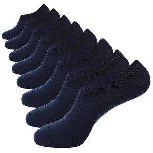 Chaussettes de sport basses invisibles en bambou doux, style athlétique décontracté, logo personnalisé - Product Image 6