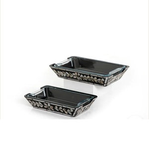 Acabado niquelado de forma personalizada para el hogar, suministros de Hotel, decoración de mesa de cena, bandeja para servir, Bandejas para servir - Product Image 6