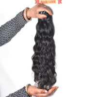 Extensions de cheveux bruts vierges indiens pour femmes 100% traitement chimique aucun couleur noire naturelle pas cher tissage vague Style Bundle