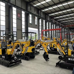 Mini-excavatrice sur chenilles HT12 en gros, engin de terrassement, moteur Changchai, composants hydrauliques Eaton, garantie 1 an - Product Image 1