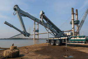 Système de déchargement de ciment à technologie de pointe, écoénergétique, pour la manutention de matériaux en vrac et l'utilisation portuaire - Product Image 1
