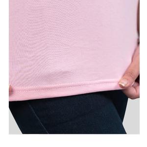 Camiseta sencilla informal holgada de cuello redondo para mujer, proveedor de camisetas de moda para mujer de verano 2025 al por mayor de BD - Product Image 3