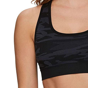 Soutien-gorge de sport pour femme, fitness, course à pied, yoga, fournisseur direct d'usine, soutien moyen, sans couture, couleurs personnalisées sur le devant, faible MOQ - Product Image 6