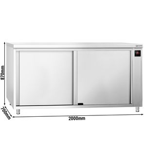 Armario Calentador Comercial PREMIUM 2000 700 mm Puertas Correderas Digital - Product Image 2