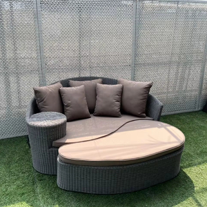 เก้าอี้อาบแดดในสวนแบบทันสมัยเก้าอี้โพลีหวายสำหรับลานเฟอร์นิเจอร์ - Product Image 1