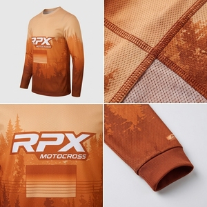 Camiseta de Motocross Personalizada de Manga Larga, Transpirable, para Motociclismo Todoterreno, Sublimada, Ropa de Carreras - Product Image 4