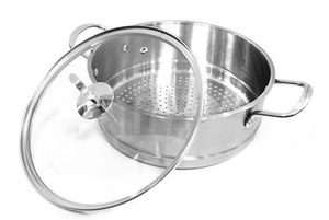 Toptan ucuz fiyat paslanmaz çelik 3 katmanlı alt tencere seti yüksek kaliteli mutfak ürünleri - Product Image 5
