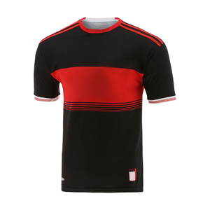 Crea tus Propias Camisetas con Cuello Redondo, Camisetas de Fútbol Personalizadas, Camisetas de Entrenamiento de Color Negro, Estilo Jersey, Precio al por Mayor, Personalizadas - Product Image 4