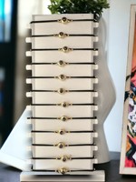 Bracelets en macramé faits main de style bohème variés avec perles œil porte-bonheur - Cadeaux promotionnels originaux