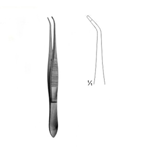 คีมจับเศษกระดูกและขนตา SAUPE 105 มม. แบบตรง ทำจากสแตนเลส ผลิตโดย GRAYROCKS ENTERPRISES - Product Image 1