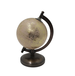 Best Prices High Quality Metal Office <b>Table</b> Top Decorative Globe with Aluminum Base Indian Handmade in Bulk - Product Image 4