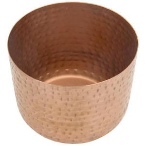 Maceta de cobre y Metal grande de estilo martillado moderno, versátil, para interiores y exteriores, a prueba de fugas, maceta de hierro, diseño de jardín para guardería - Product Image 4