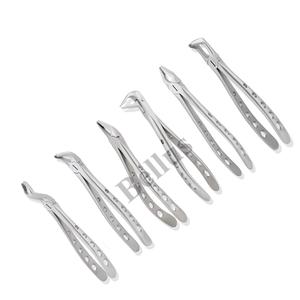 Premium <b>Set</b> of 6pcs Dental Extraction Forceps with Holes Surgical Stainless Steel <b>Plier</b> Kit - Product Image 1