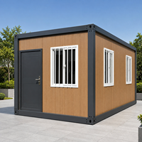 Maison conteneur modulaire préfabriquée pour l'hébergement des employés de bureau en extérieur, à montage rapide