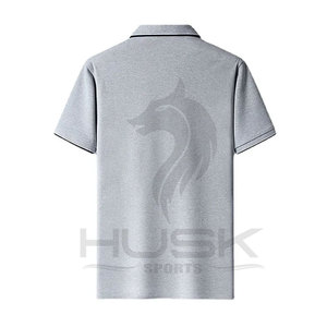 2023 personnalisable hommes pour polo moyen jeunes adultes respirant à manches courtes pour Sports de plein air usine grande taille solide - Product Image 2