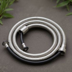 Manguera de Ducha de Acero Trenzado en Espiral de 150 cm con Giro de 360 Grados y Anti-torceduras - Product Image 3