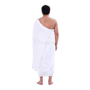 Juego de 2 piezas de algodón Ahram 100% OEM de alta calidad para Hajj y Umrah Ahram para hombres para Haj & Umrah Special - Product Image 4