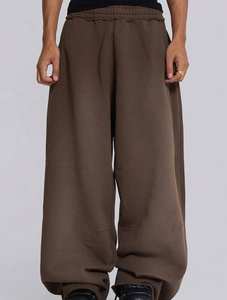 Venta al por mayor ácido lavado pantalones de chándal de los hombres de alta calidad pantalones de chándal con bolsillos logotipo personalizado pantalones de chándal para los hombres - Product Image 4