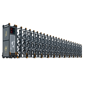 Hàng rào an ninh đường rào chắn ở saudi arabia Hợp kim nhôm có thể thu vào an toàn accordion rào cản cửa trượt - Product Image 3