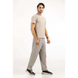 T-shirt de fitness respirant à manches courtes en jersey 100% coton pour hommes, vêtements de sport, fabricant OEM ODM, fournisseur, marque privée, vente en gros - Product Image 5