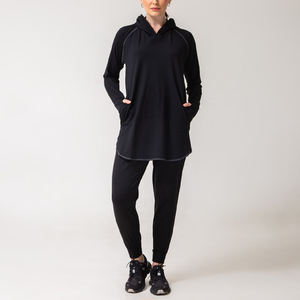 Vêtements de sport modestes personnalisés pour femmes, sweat-shirt à manches longues et pantalon assorti, vêtements de sport à séchage rapide, survêtement musulman - Product Image 5