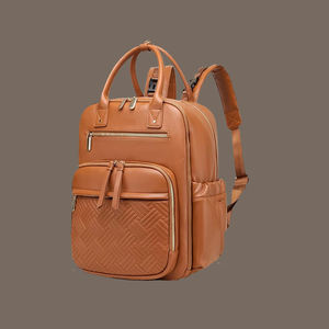 Sac à couches multifonctionnel en cuir végétal pour maman Sac à couches en cuir PU - Product Image 6