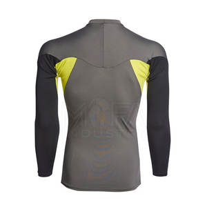 Eco Friendly Men Rash Guard <b>Recycled</b> <b>Fabric</b> UV Swimwear With Sublimation Printing Rash Guard - Product Image 3