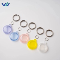 Étui en TPU étanche à couverture intégrale pour Airtag, traceur GPS anti-perte, protection à 360°, couleurs personnalisées, porte-clés en métal pour chiens et enfants