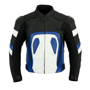 แจ็คเก็ตหนังสำหรับขี่มอเตอร์ไซค์ ดีไซน์ล่าสุด คุณภาพสูง สำหรับทุกเพศ  แบบสปอร์ต  รับสั่งทำพิเศษ กันลม กันน้ำ ระบายอากาศได้ดี - Product Image 2