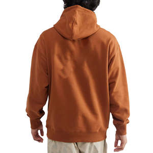 Sudadera con capucha de gran tamaño teñida Lisa bordada con logotipo personalizado, ropa de calle transpirable ecológica de lana de algodón unisex, diseño de moda - Product Image 3