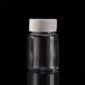 Pilules en plastique PET transparent avec bouchon à vis Poudre de capsule pharmaceutique 20ml 50ml 100ml pour emballage de laboratoire et de supplément - Product Image 2