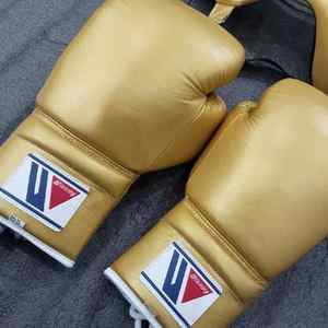 Ensemble de combat MMA et boxe en cuir de vachette véritable de couleur personnalisée de haute qualité pour l'entraînement en plein air équipement gagnant de marque - Product Image 3