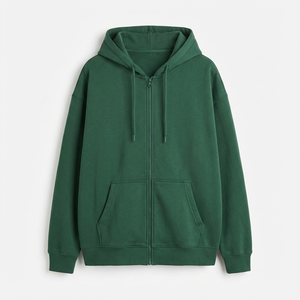 Sudadera con Capucha Extra Grande Personalizada para Hombre, Sudadera con Cierre y Hombros Caídos, Sudadera Extra Grande con Cierre para Hombre en Varios Tamaños y Colores - Product Image 6