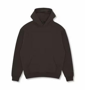 Pull à capuche personnalisé unisexe 100% coton biologique imprimé lourd et surdimensionné Street Wear mode pour hommes pour l'hiver - Product Image 2