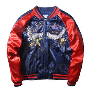 Dernière conception de blouson aviateur en satin pour hommes prix de gros blouson aviateur en satin dans le meilleur matériel pour la vente en ligne - Product Image 1